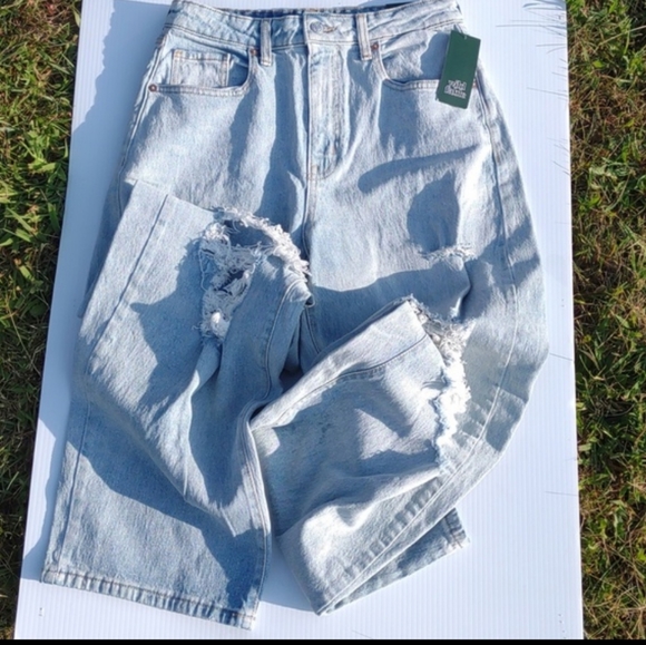😎WILD FABLE Super High Rise Distressed Baggy Jeans, pants distressed New WoW!! - Picture 13 of 16